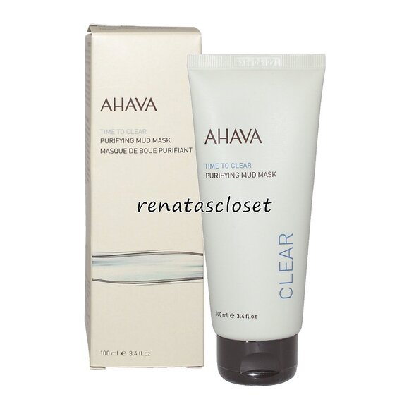 AHAVA Time to Clear Purifying Mud Mask NWT/NIB/SEALED - Picture 1 of 9